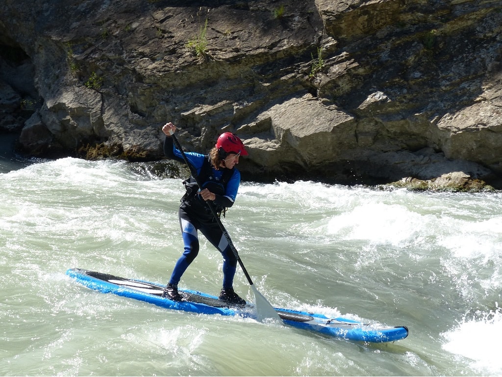 Standup Paddle SUP rio pirineos de Huesca