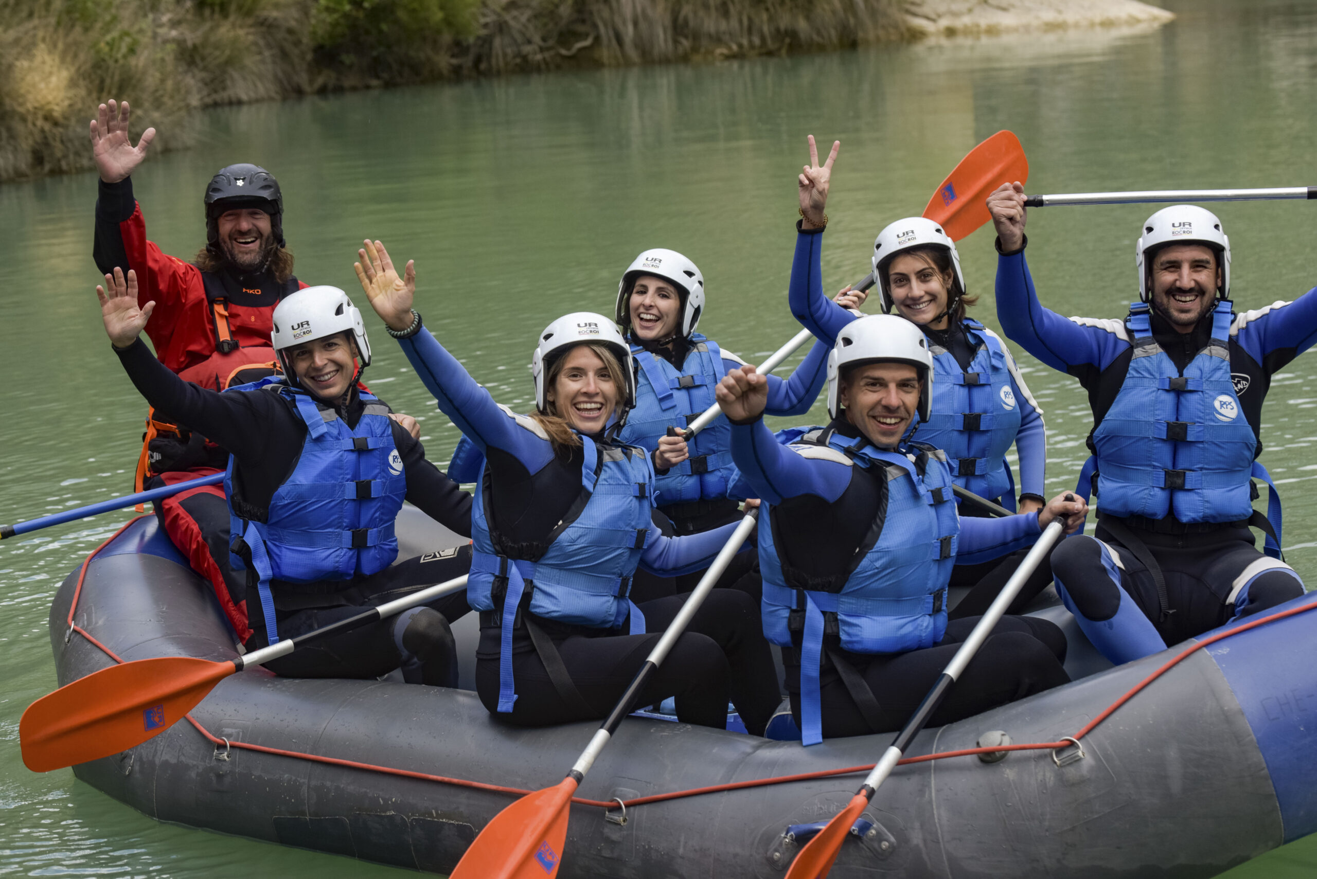 rafting team building