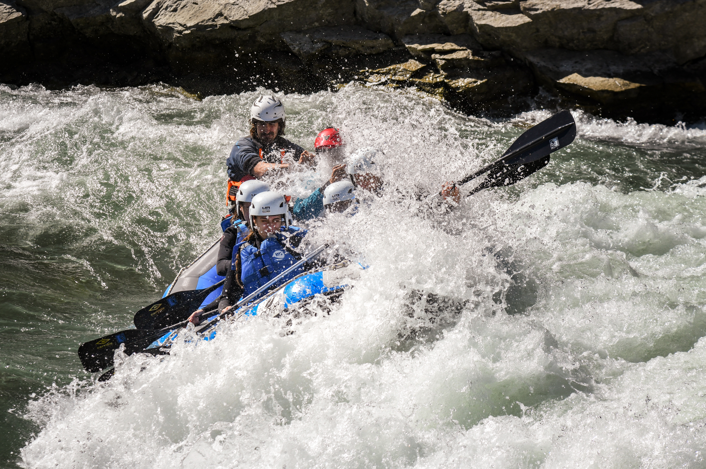 Rafting en el río Gálllego, Pirineo Aragonés