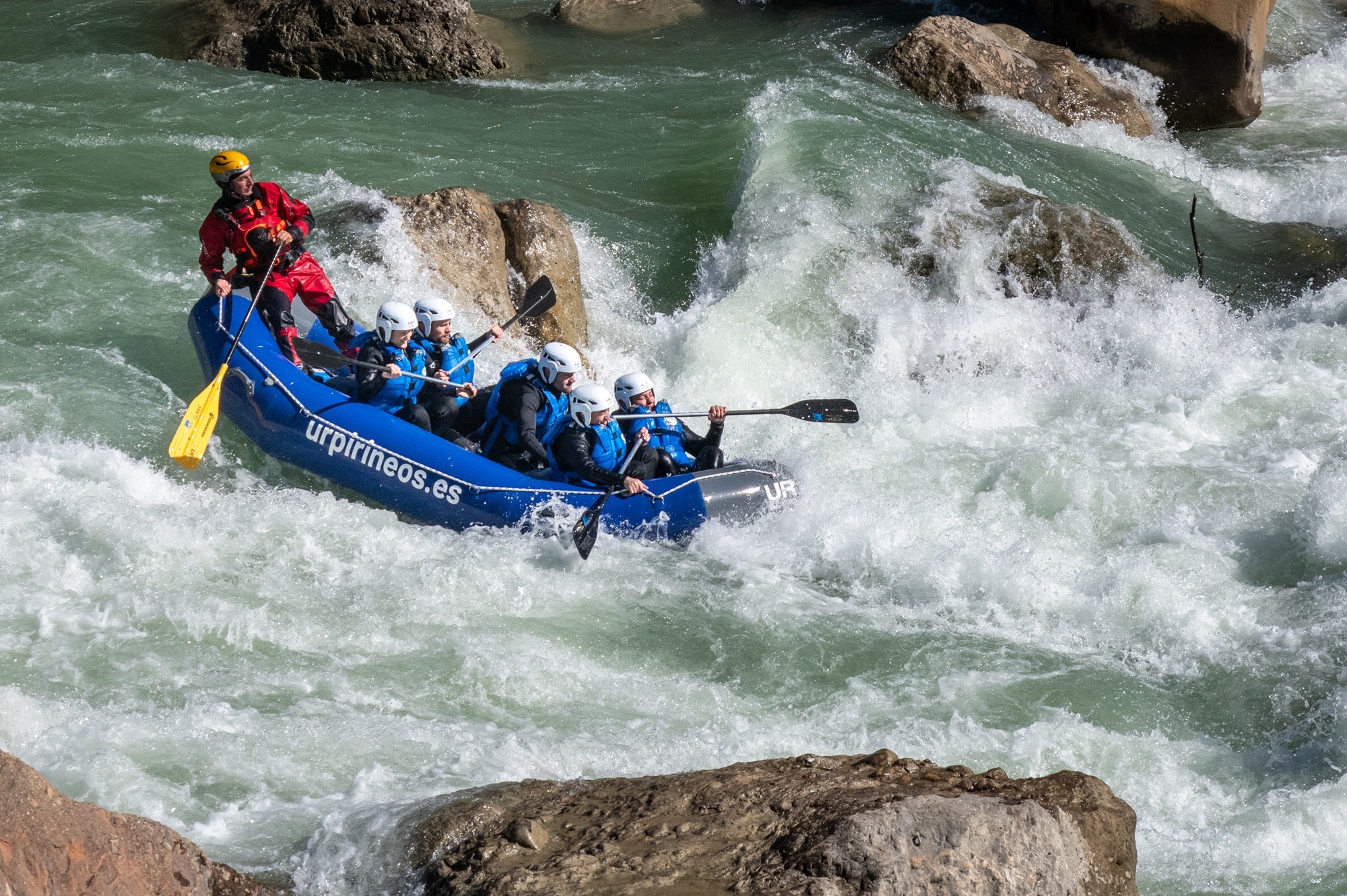 Rafting Rafting en aragon en españa en el norte