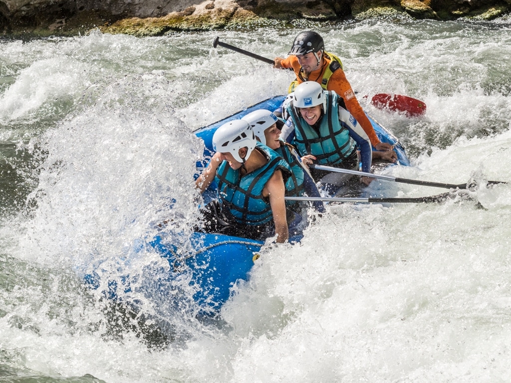 rafting familia