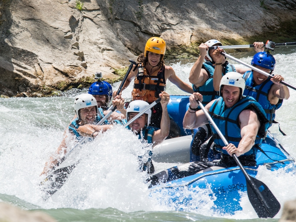 rafting familia