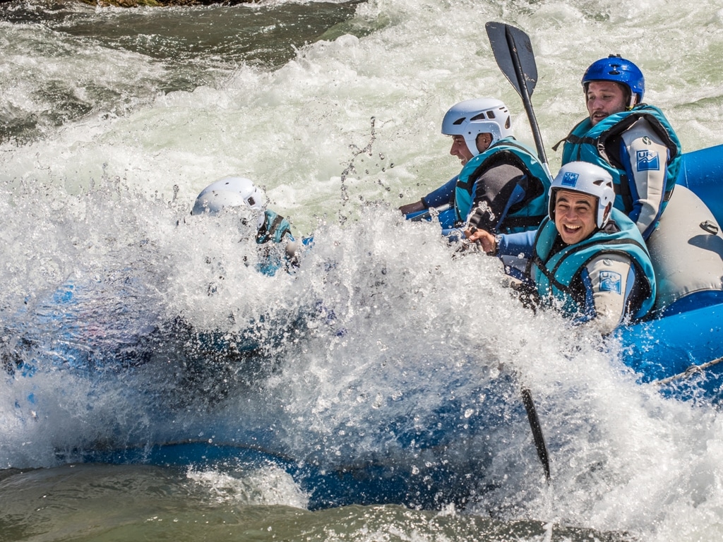 rafting familia