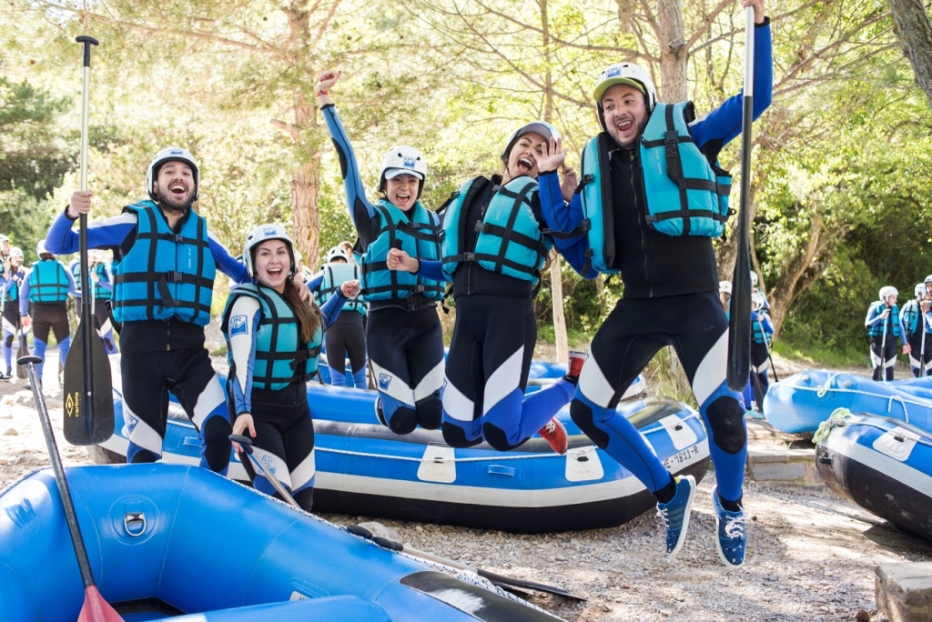Primavera de aventura en Murillo de Gállego Rafting huesca