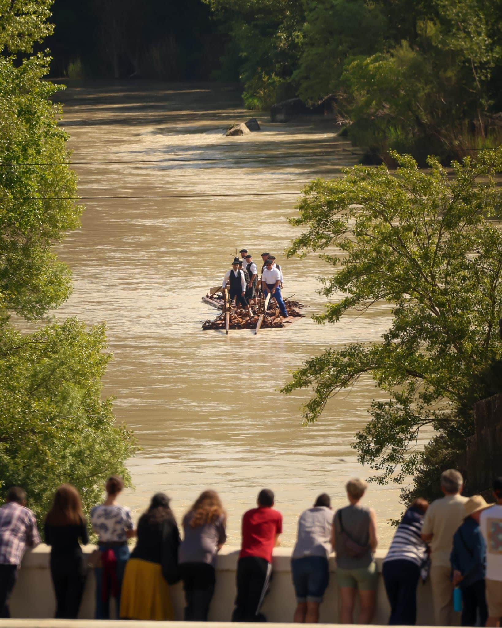 nabatas en el río Gállego 